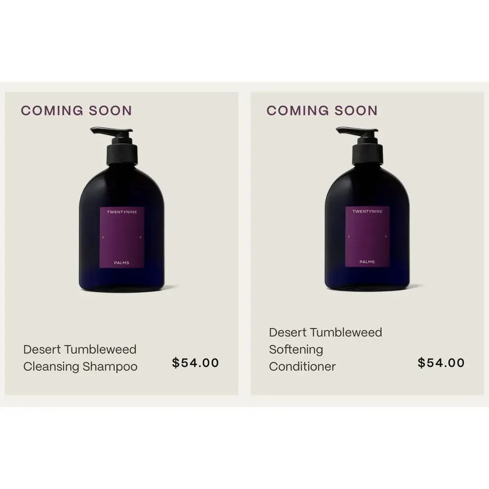 $108 New Twentynine Palms Desert Tumbleweed Shampoo & Conditioner